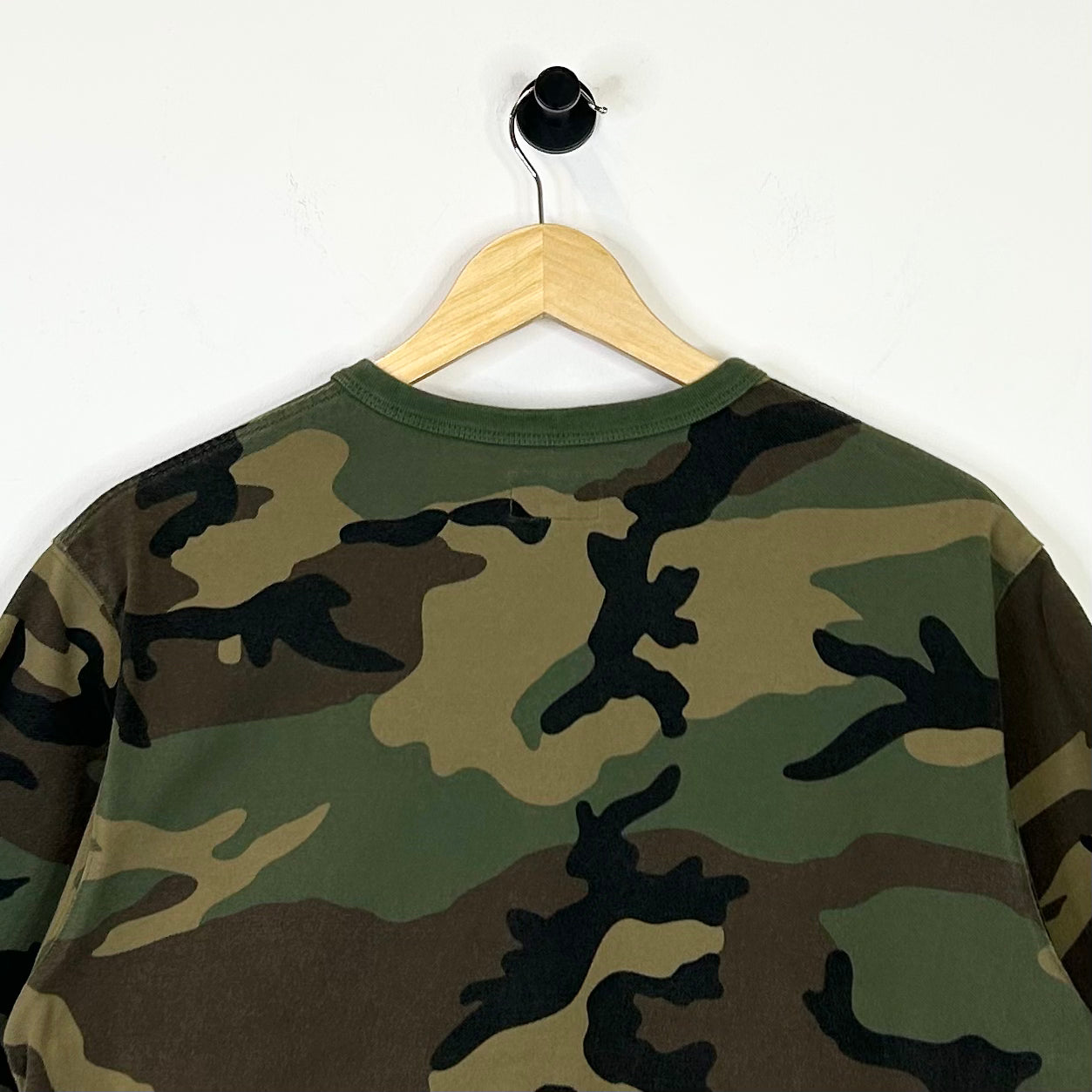 SUPREME WORLD FAMOUS CAMO BUTTON UP TEE