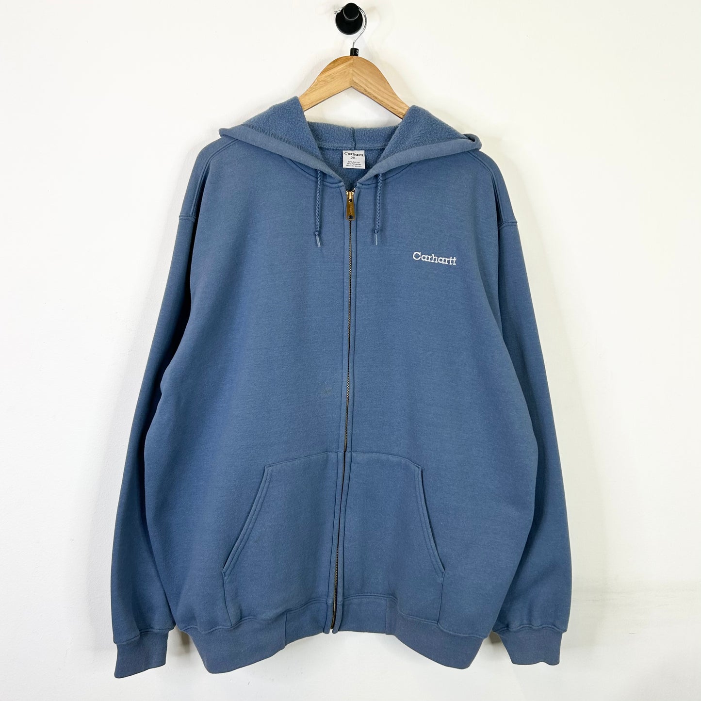 CARHARTT BLUE SPELLOUT HOODIE