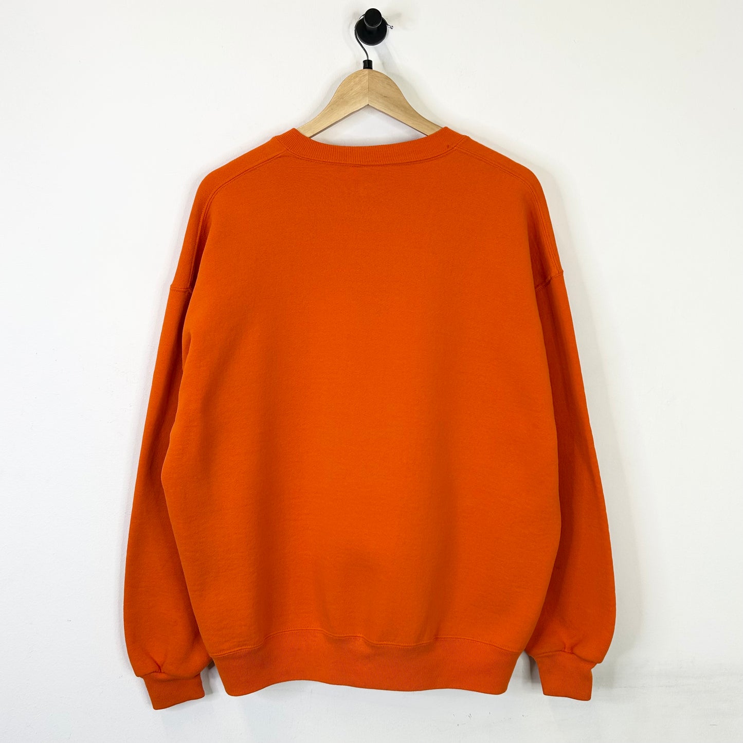 ORANGE RUSSELL ATHLETIC CREWNECK