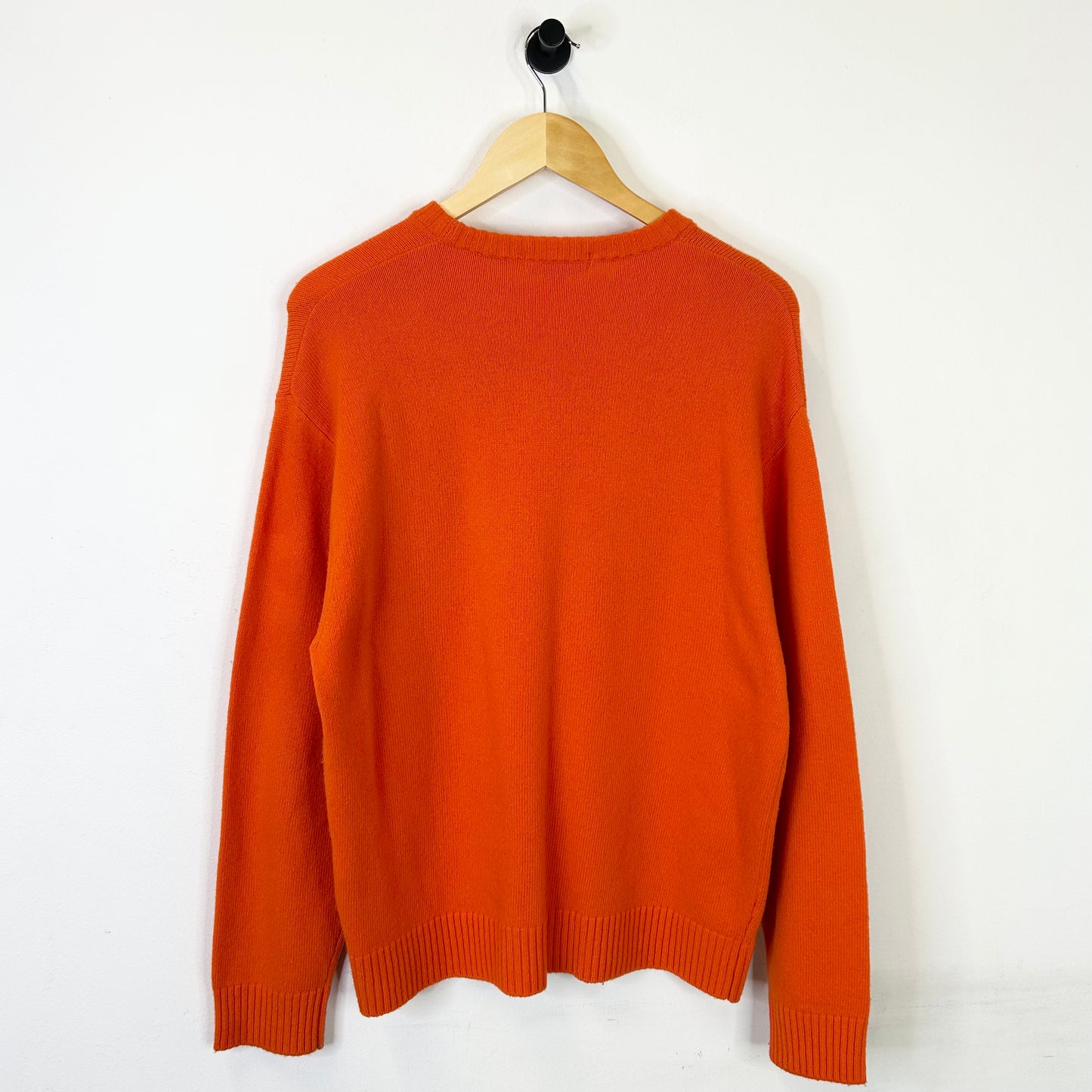 SUPREME EMBOSSED ORANGE KNIT SWEATER