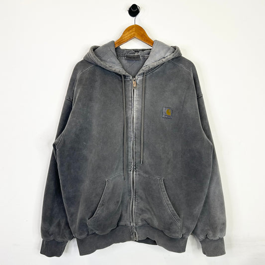 GREY CARHARTT WORK IN PROGRESS HEAVYWEIGHT HOODIE