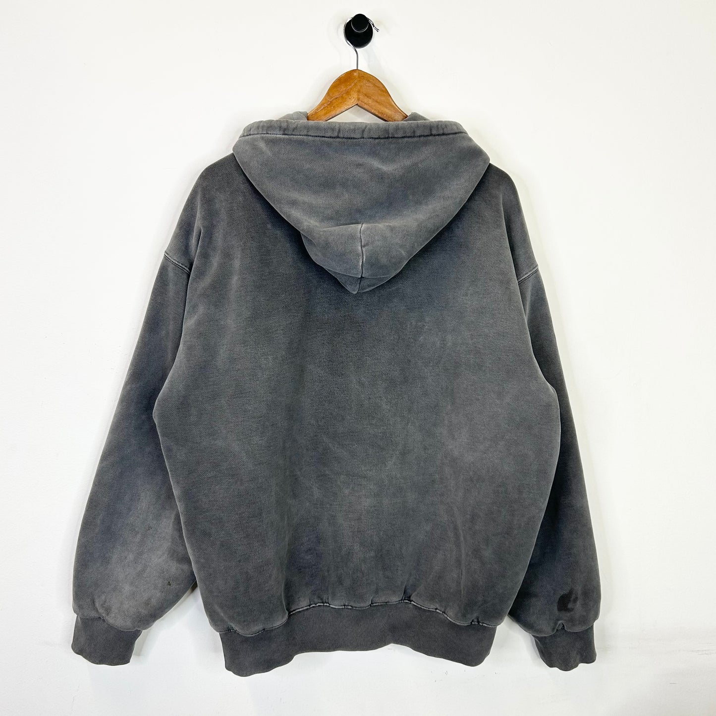 GREY CARHARTT WORK IN PROGRESS HEAVYWEIGHT HOODIE