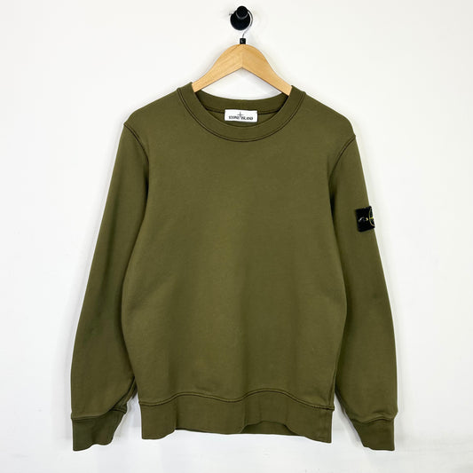 STONE ISLAND GREEN CREWNECK