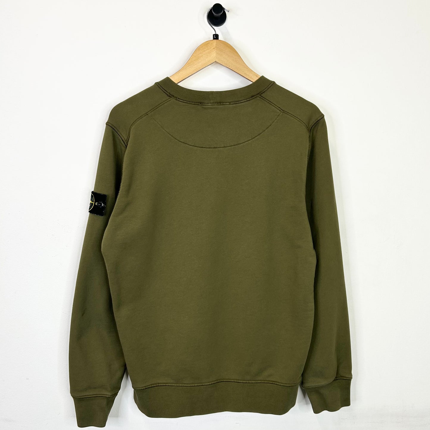 STONE ISLAND GREEN CREWNECK