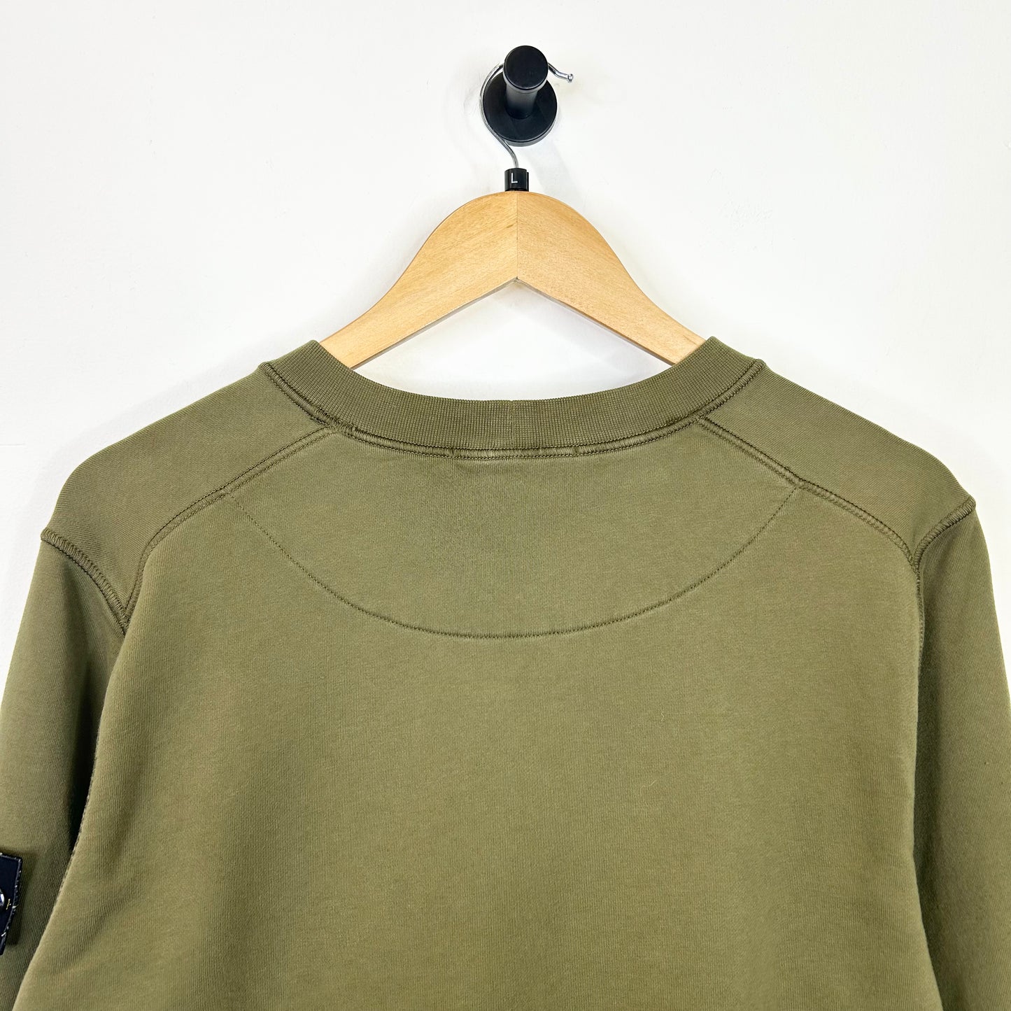 STONE ISLAND GREEN CREWNECK