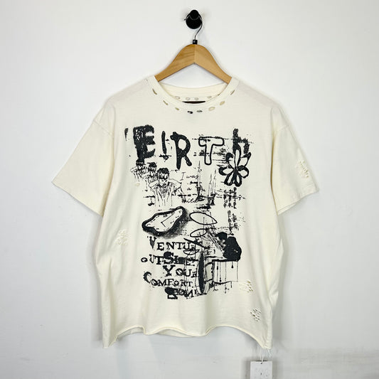 BIRTH OF A ROYAL CHILD DISTRESSED BLUES TEE