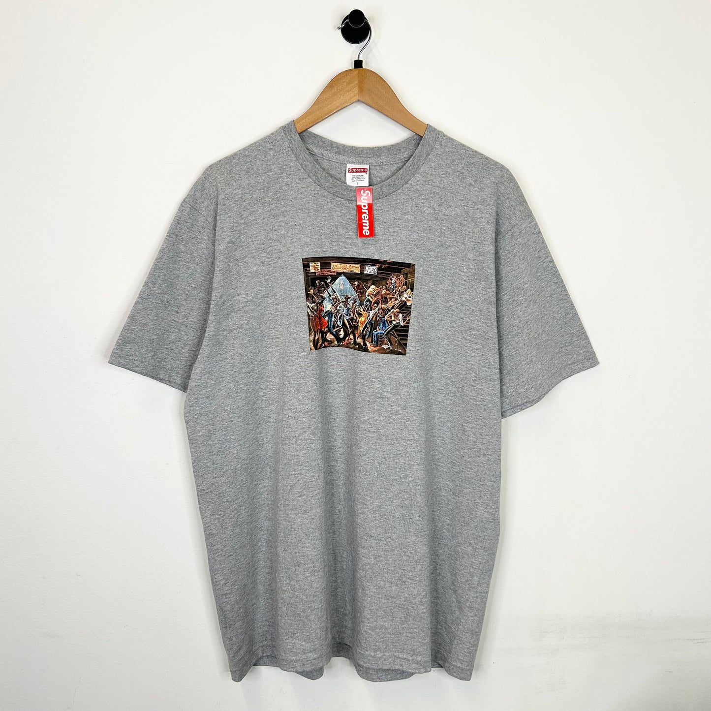 SUPREME x ERNIE BARNES GREY TEE