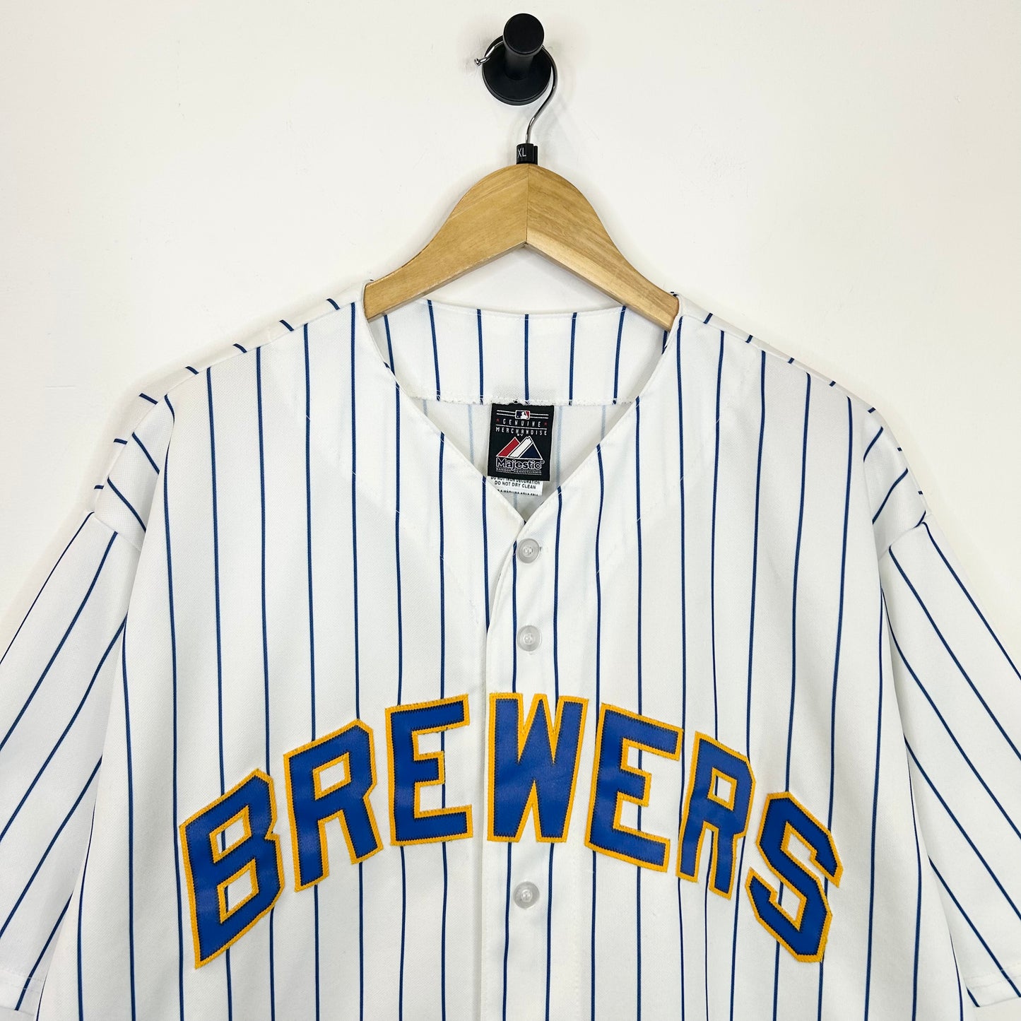 MILWAUKEE BREWERS STRIPED TEAM BASEBALL JERSEY
