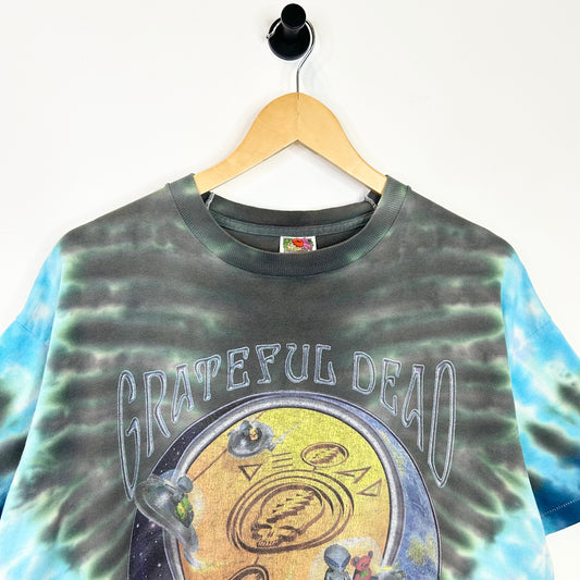 GRATEFUL DEAD TIE DYE EARTH SPACE CROPPED TEE