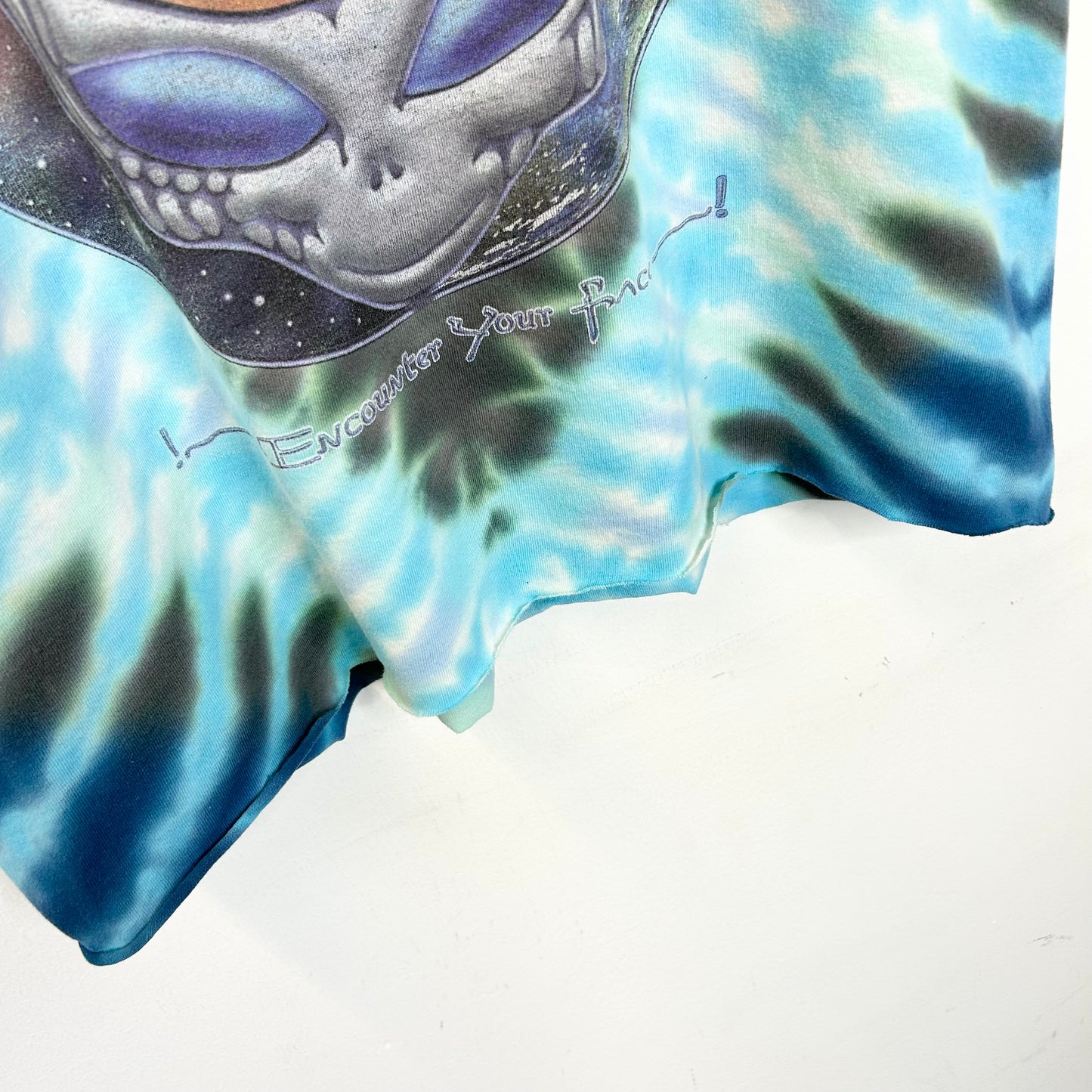 GRATEFUL DEAD TIE DYE EARTH SPACE CROPPED TEE