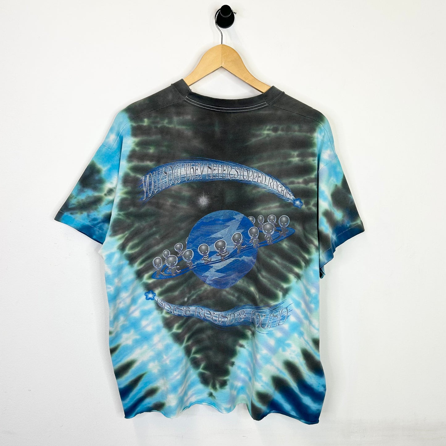 GRATEFUL DEAD TIE DYE EARTH SPACE CROPPED TEE