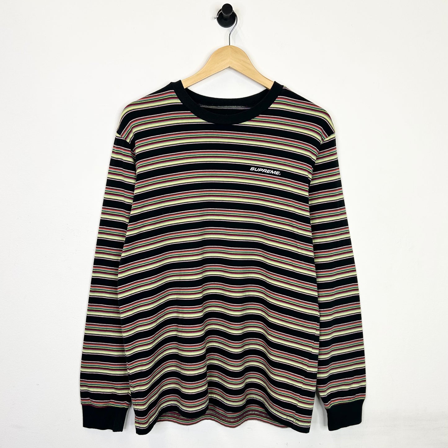 SUPREME COLORFUL STRIPED LONG SLEEVE