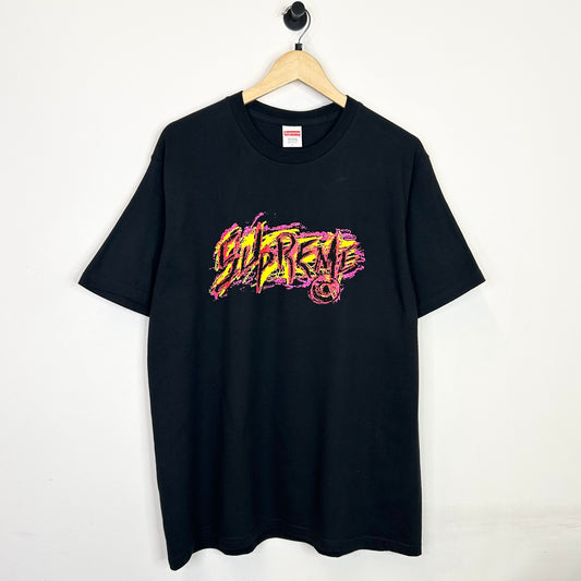 SUPREME SCRATCH BLACK TEE