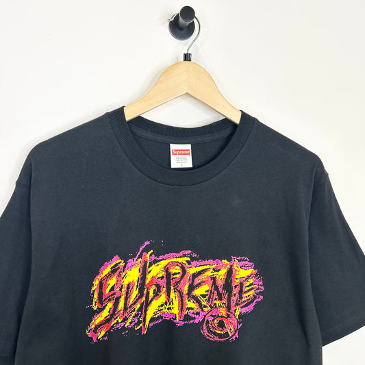 SUPREME SCRATCH BLACK TEE
