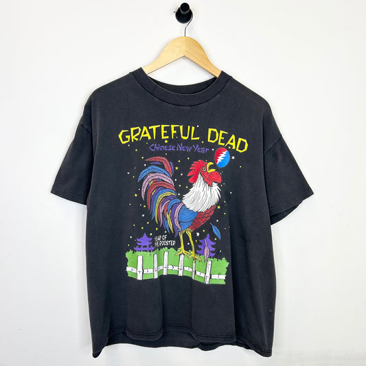 GRATEFUL DEAD CHINESE NEW YEAR ROOSTER BLACK TEE