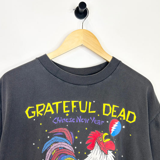 GRATEFUL DEAD CHINESE NEW YEAR ROOSTER BLACK TEE