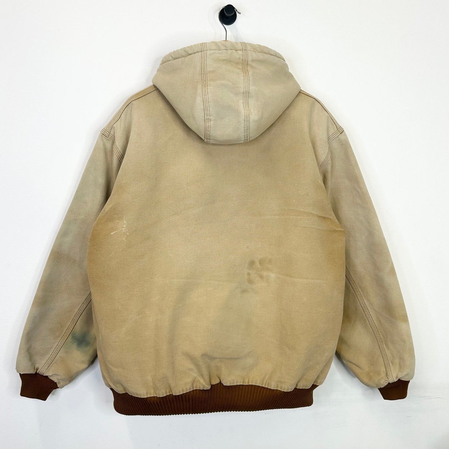CARHARTT TAN FADED AND DESTRESSED JACKET