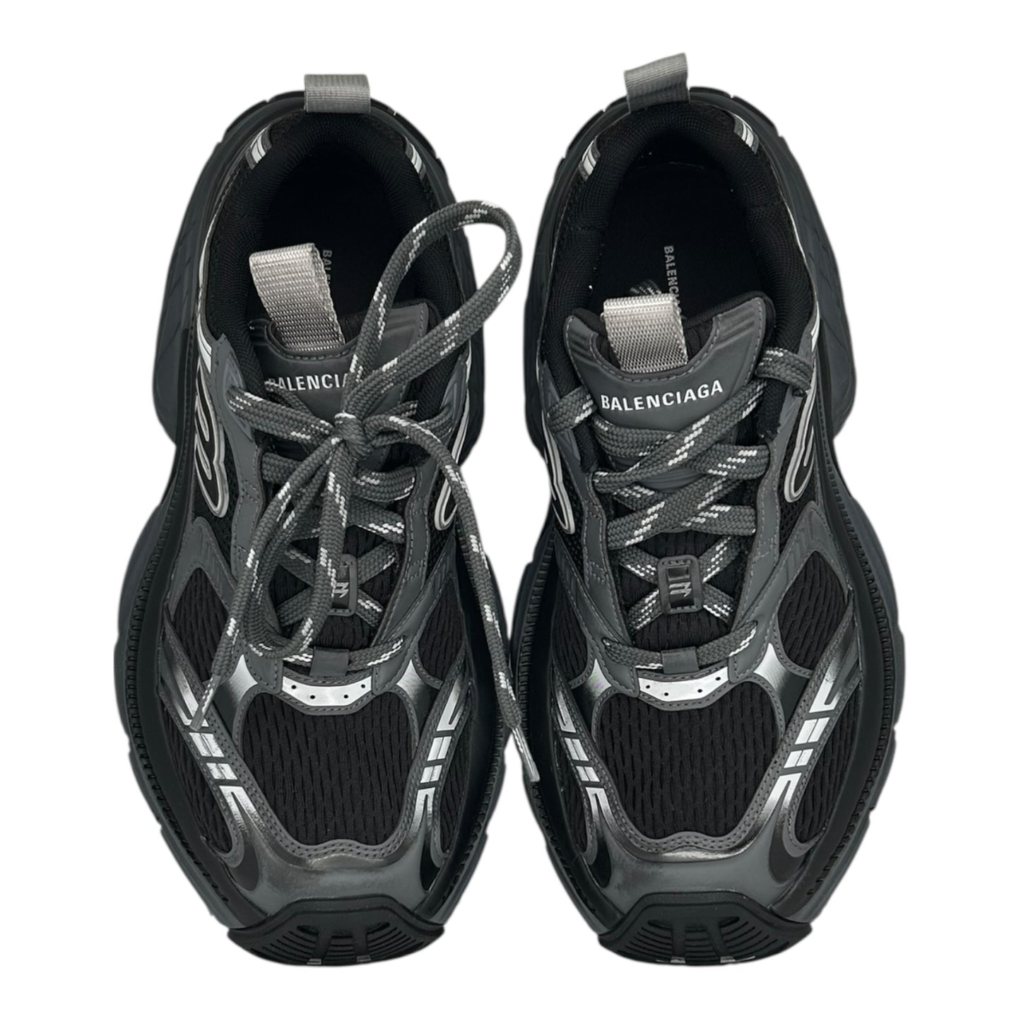 PREOWNED BALENCIAGA 6XL BLACK GREY