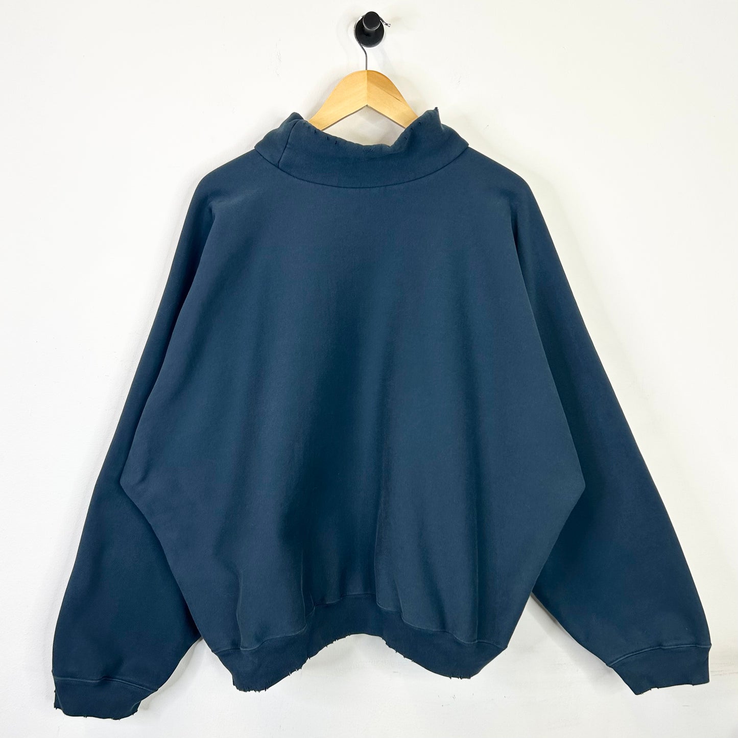 YEEZY GAP MADE BY BALENCIAGA HIGH NECK BLUE SWEATER