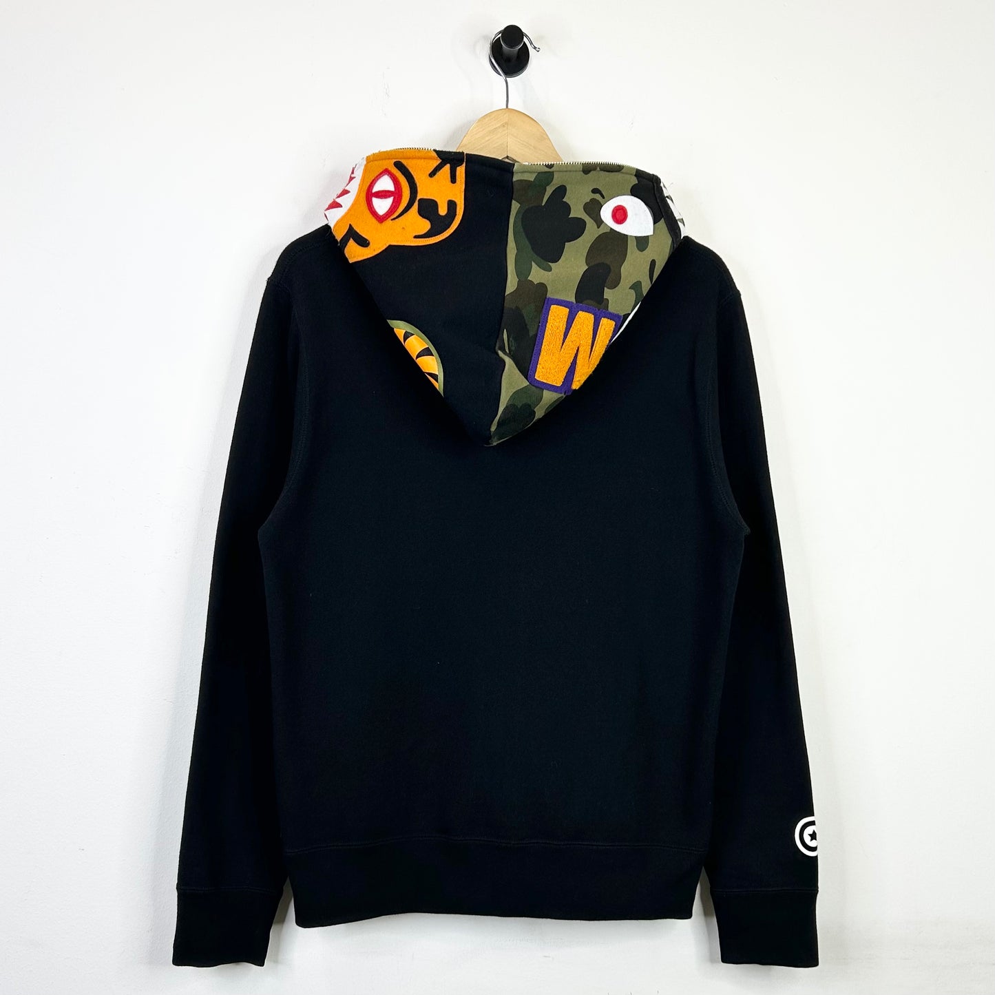 BAPE CAMO BLACK SHARK ZIP UP