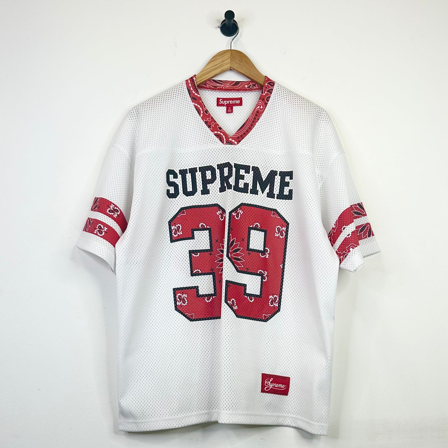SUPREME PAISLEY BANDANA FOOTBALL JERSEY
