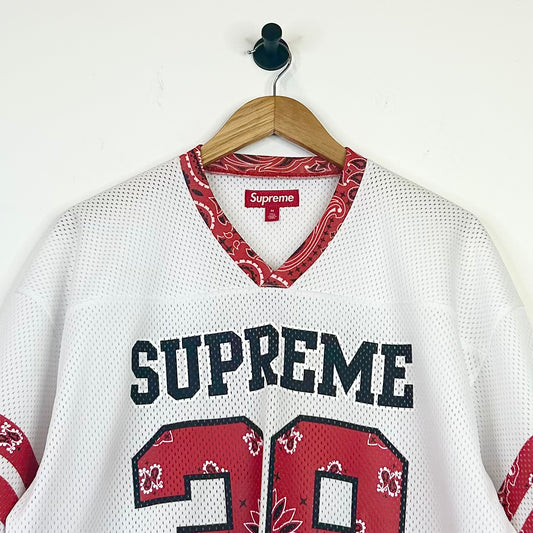SUPREME PAISLEY BANDANA FOOTBALL JERSEY