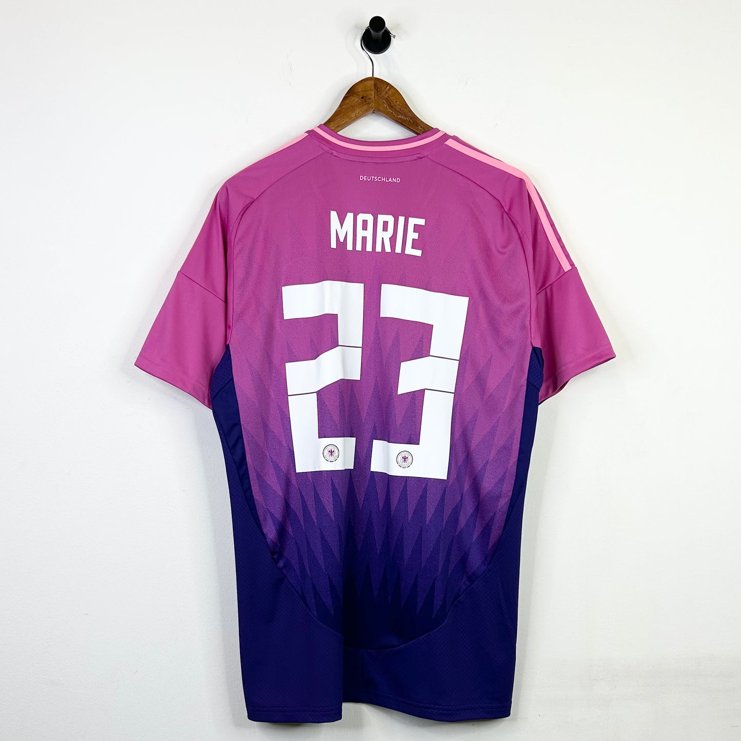 ADIDAS GERMANY 2024 FUCHSIA AWAY JERSEY