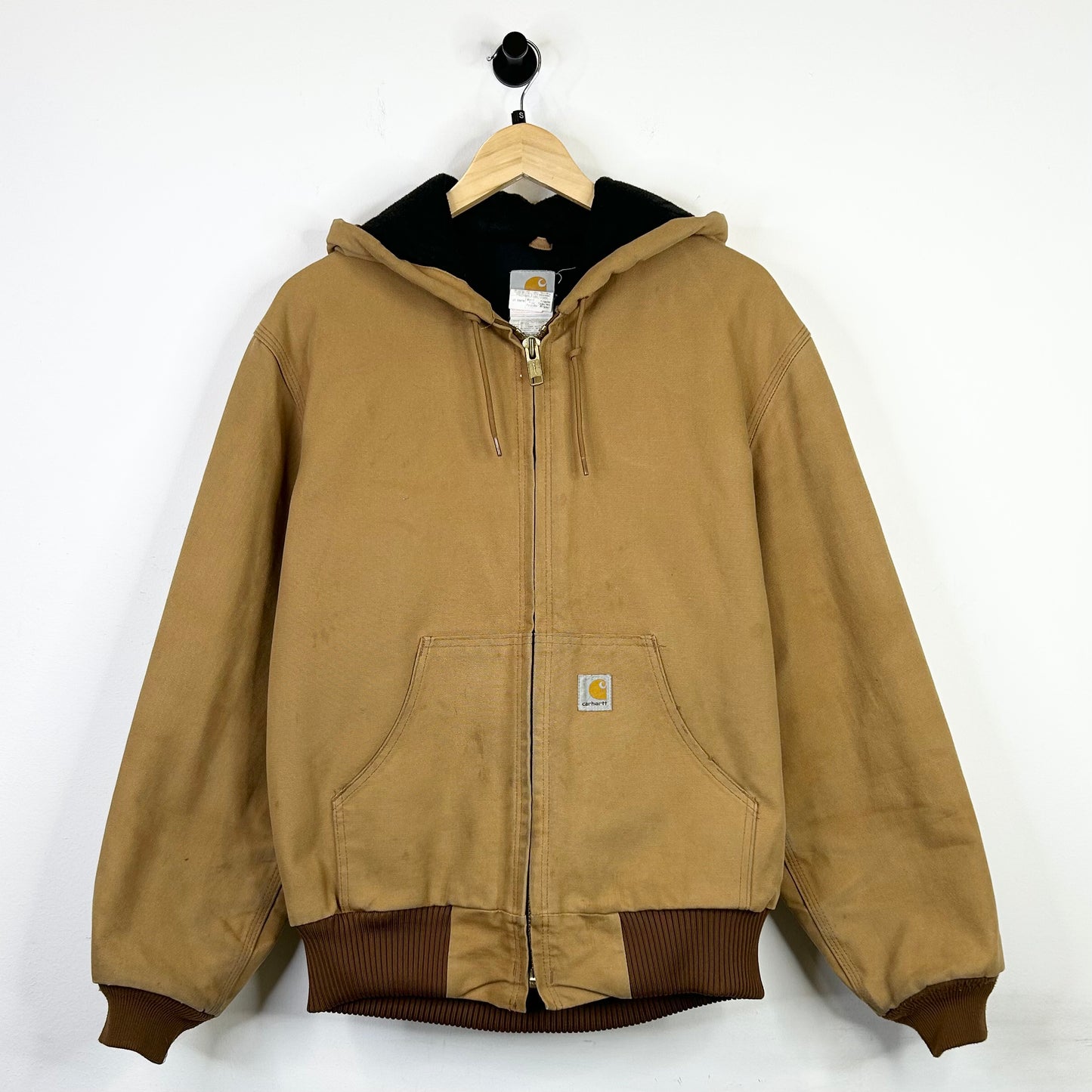CARHARTT BEIGE HOODED JACKED
