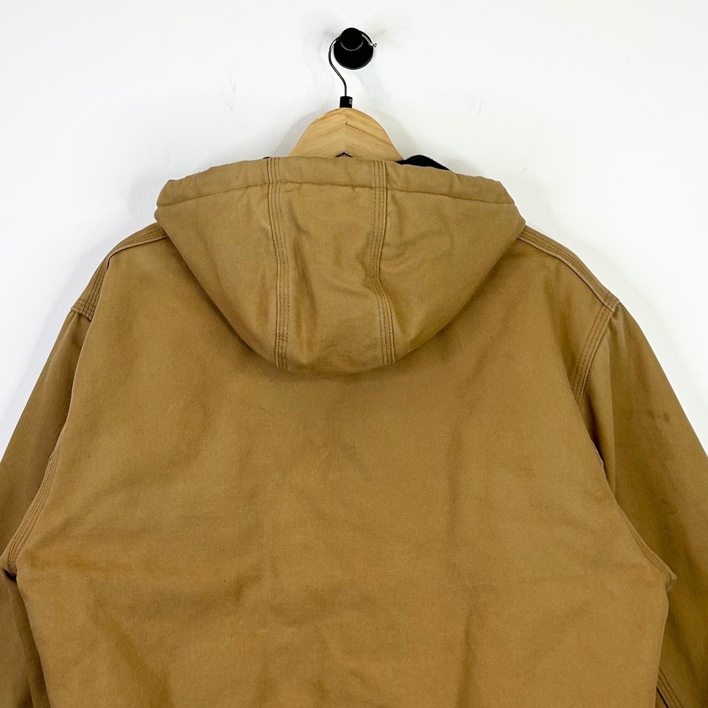 CARHARTT BEIGE HOODED JACKED