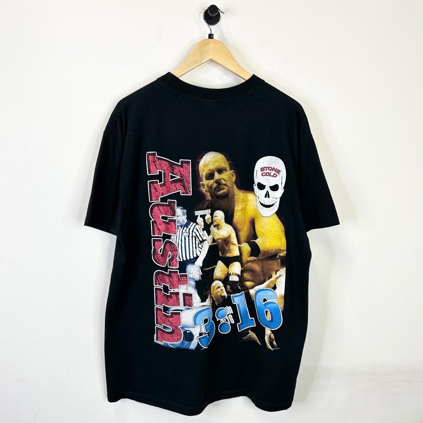 STONE COLD STEVE AUSTIN WWF RAP TEE