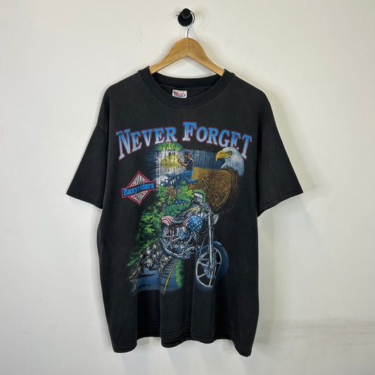 EASY RIDERS NEVER FORGET MOTORCYCLE TEE