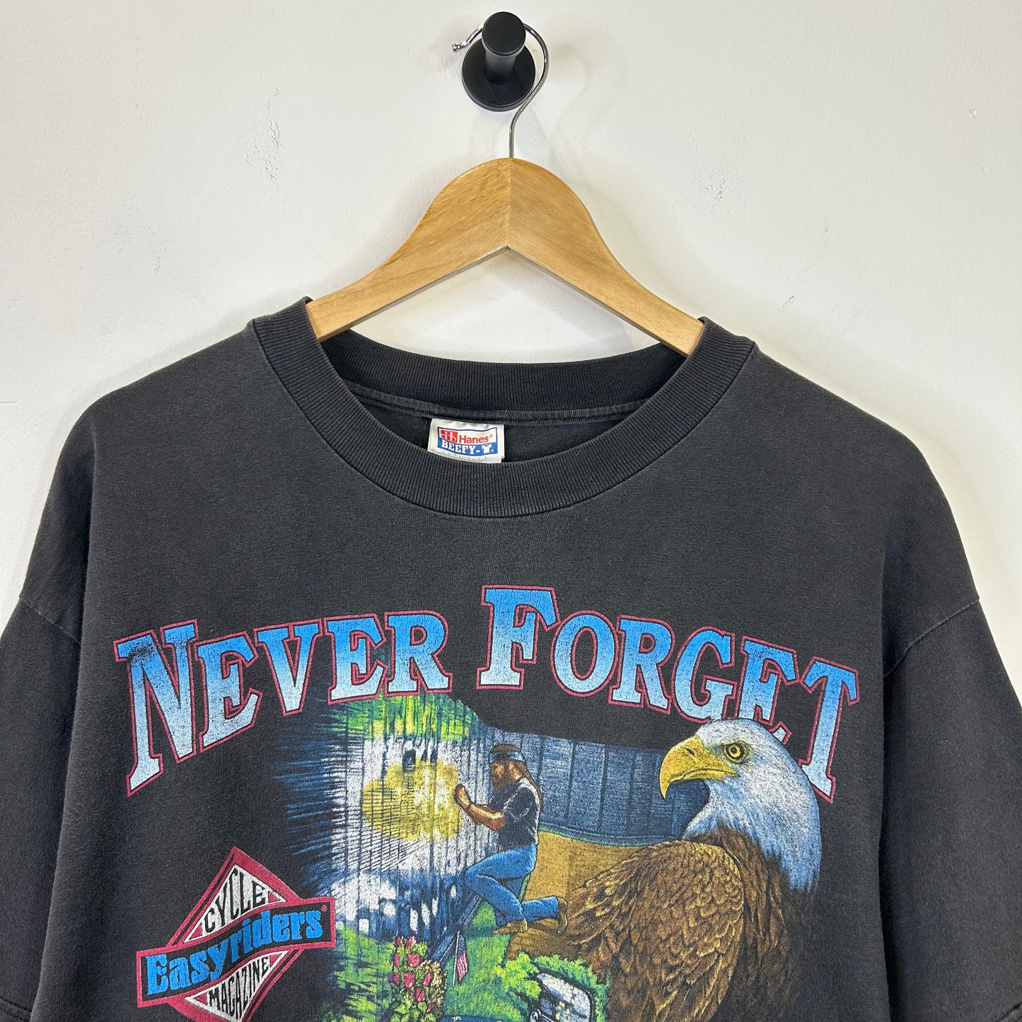 EASY RIDERS NEVER FORGET MOTORCYCLE TEE
