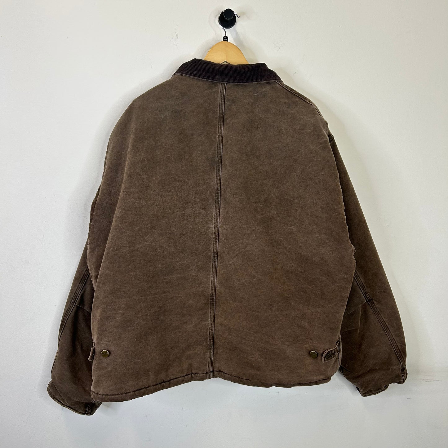 CARHARTT BROWN ARCTIC QUILT LINED JACKET