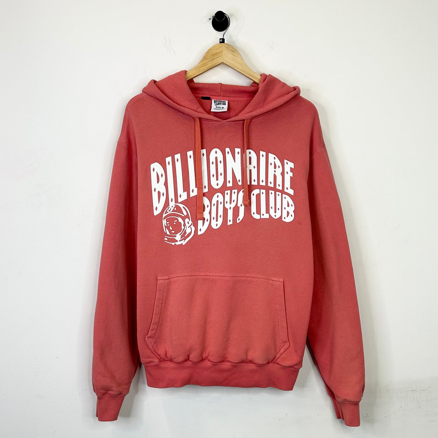 BILLIONAIRE BOYS CLUB RED FADED HOODIE
