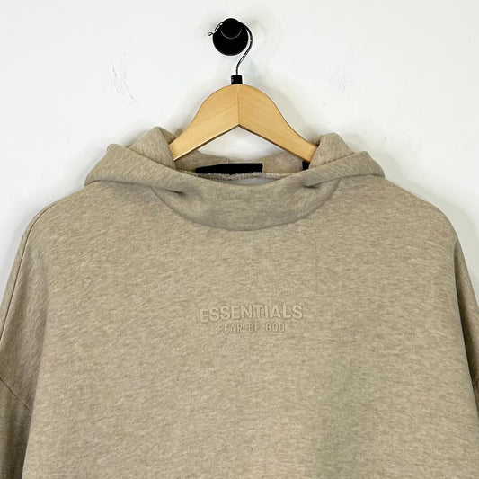 FEAR OF GOD ESSENTIALS OATMEAL SCUBA HOODIE
