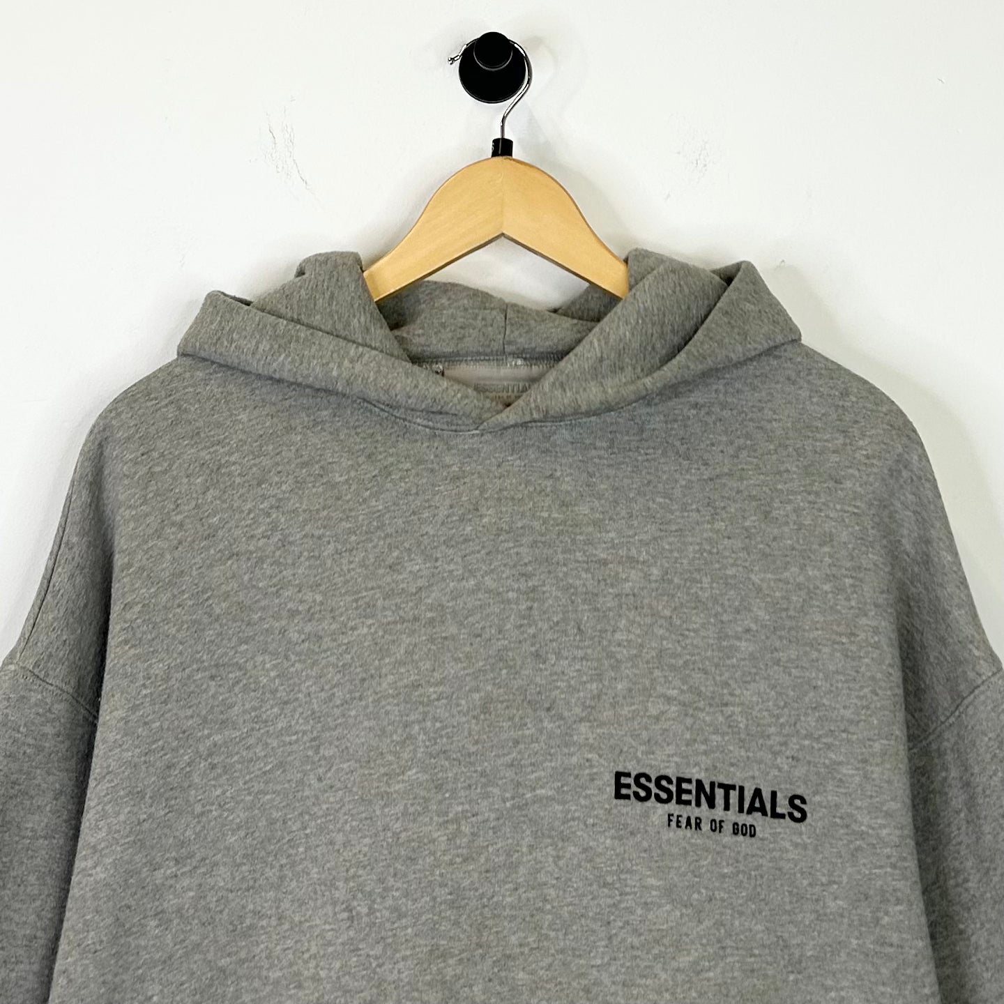 FEAR OF GOD ESSENTIALS DARK HEATHER HOODIE