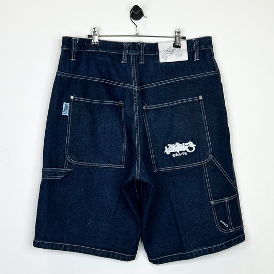 SOUTHPOLE EMBROIDERED GRAFFITI JORTS