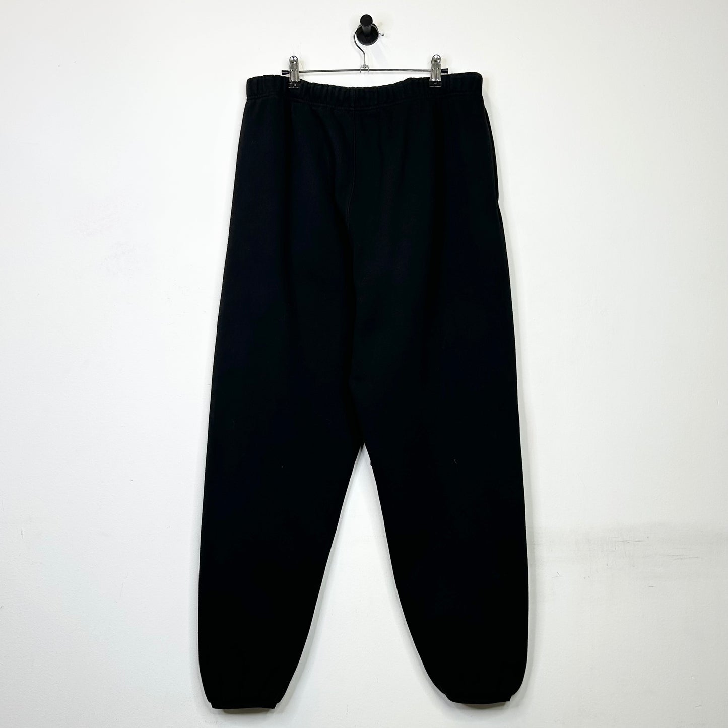 FEAR OF GOD ESSENTIALS BLACK CUFFED SWEATPANTS