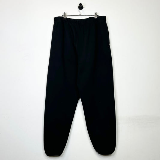 FEAR OF GOD ESSENTIALS BLACK CUFFED SWEATPANTS