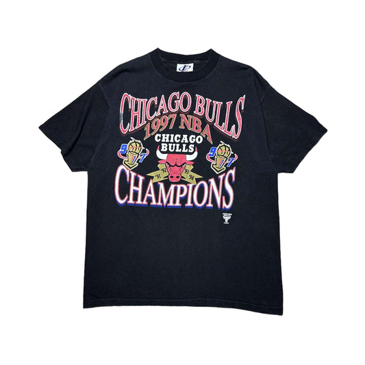 1997 NBA Chicago Bulls Champion Logo Athletics T-Shirt
