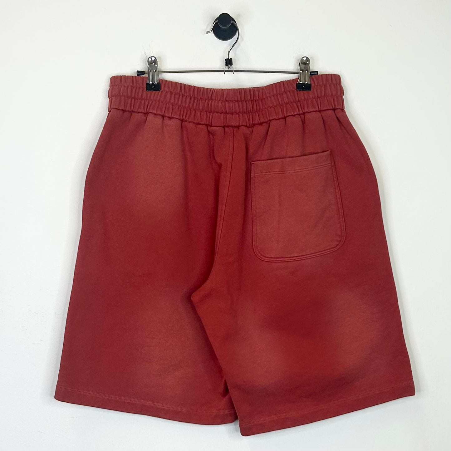 DUAA FADED RED RHINESTONE SHORTS