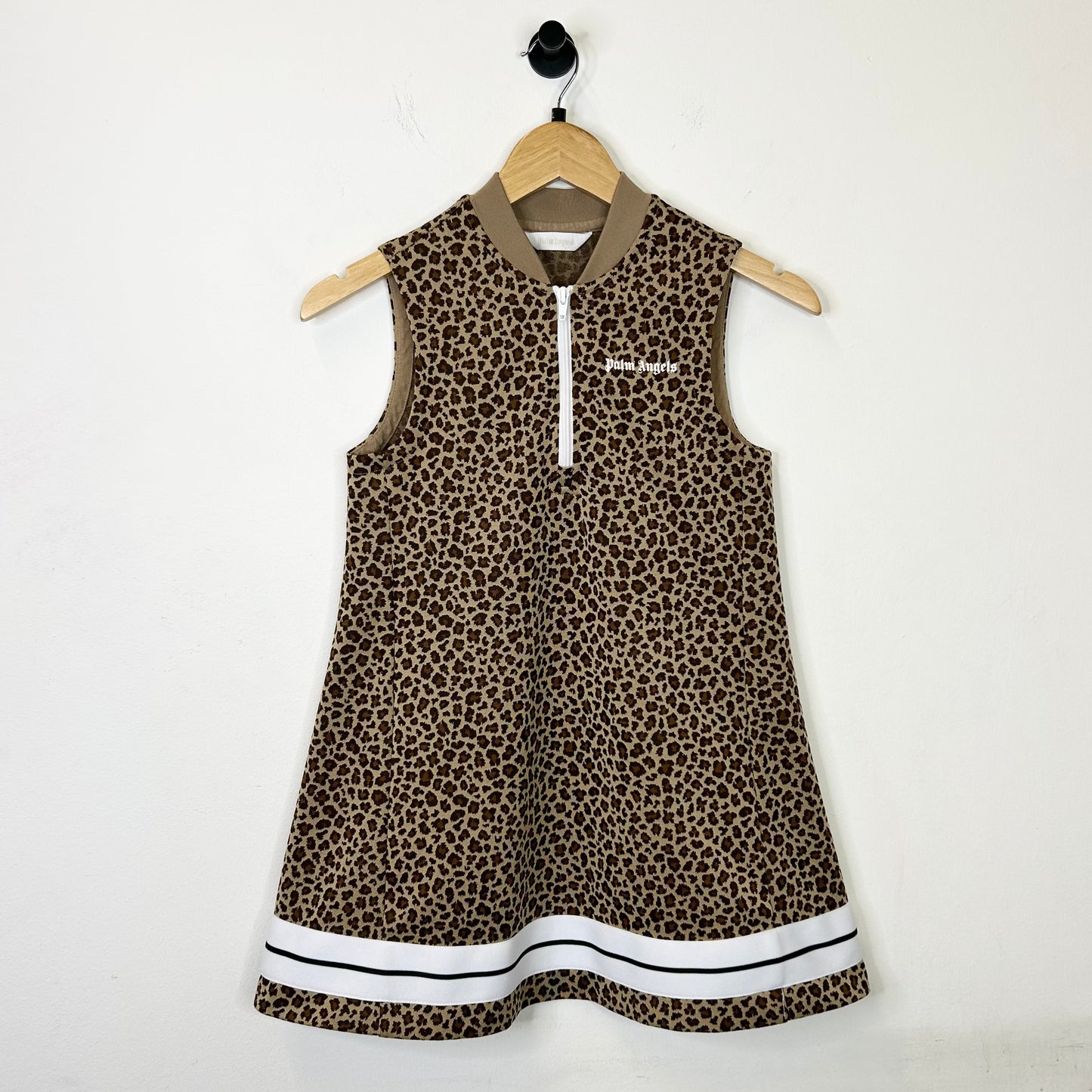 PALM ANGELS LEOPARD PRINT DRESS