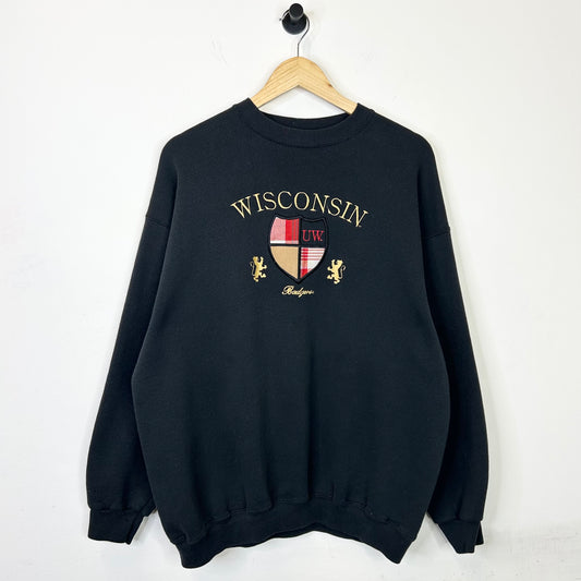 UW WISCONSIN BADGERS CREWNECK