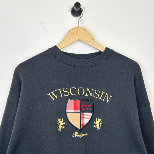 UW WISCONSIN BADGERS CREWNECK