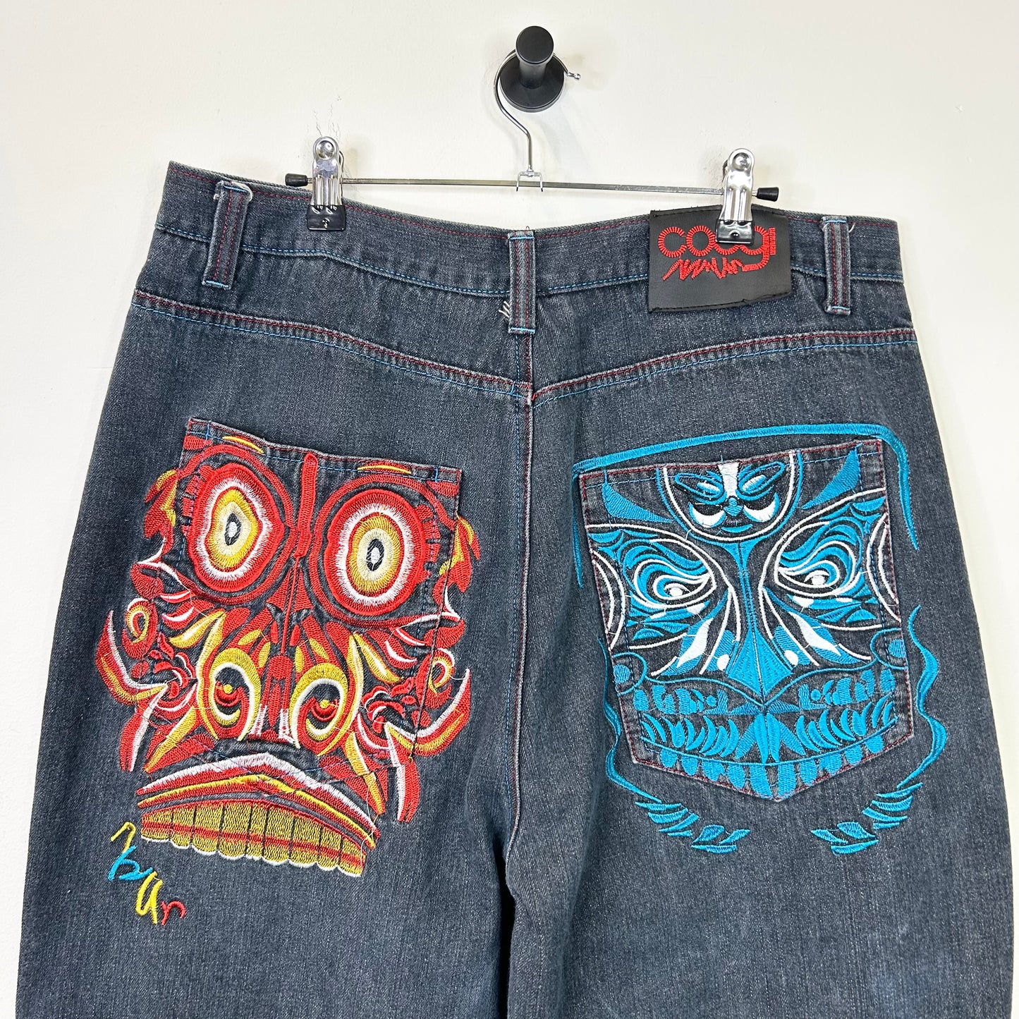 COOGI TIKI RED AND BLUE JEANS