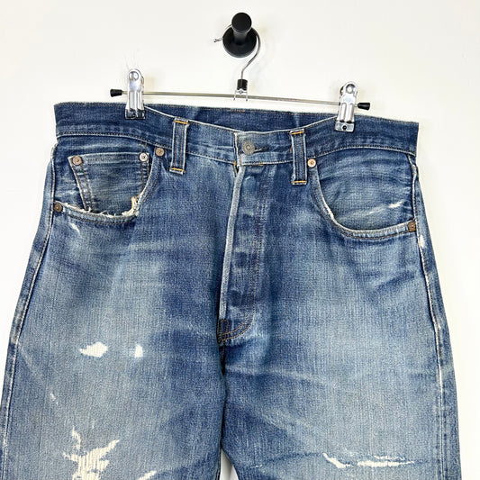 LEVIS BIG E REPAIRED JEANS