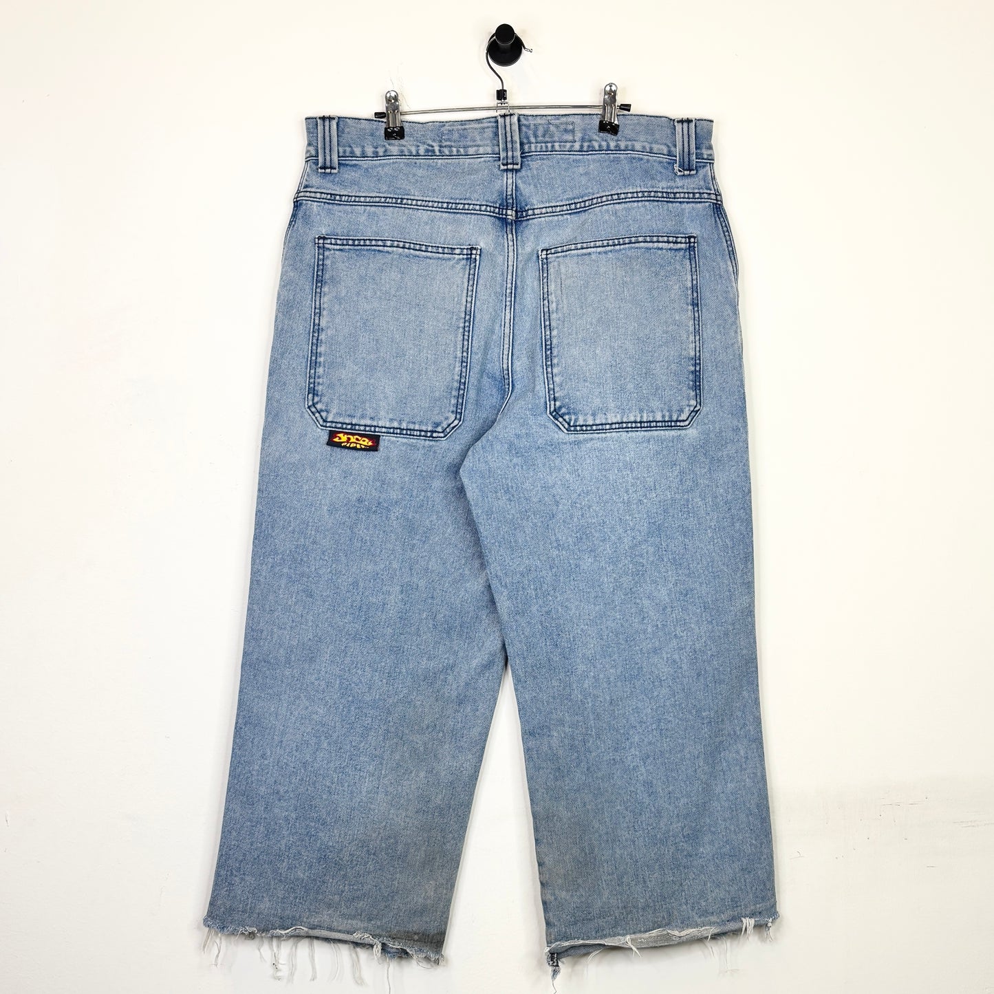 JNCO PIPES "J" CROWN EMBROIDERED DENIM