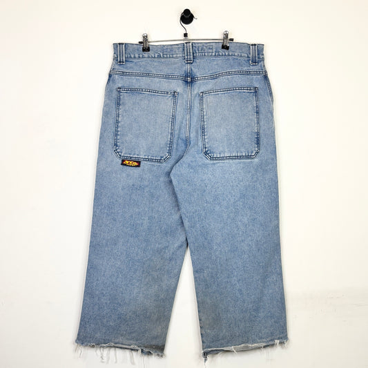 JNCO PIPES "J" CROWN EMBROIDERED DENIM
