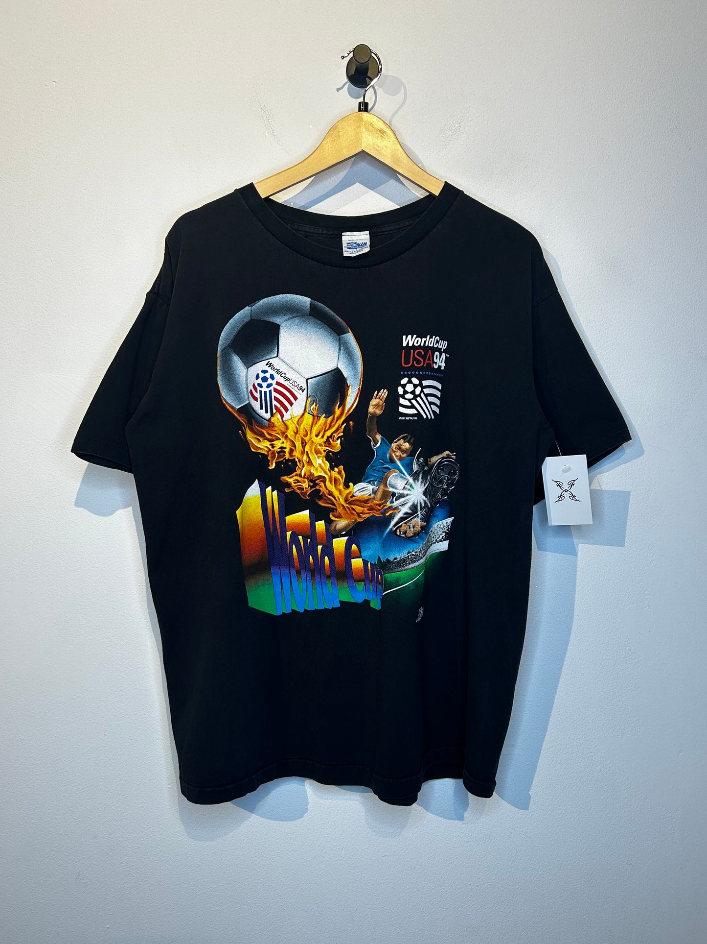 WORLD CUP USA 94' FLAMING SOCCER BALL TEE