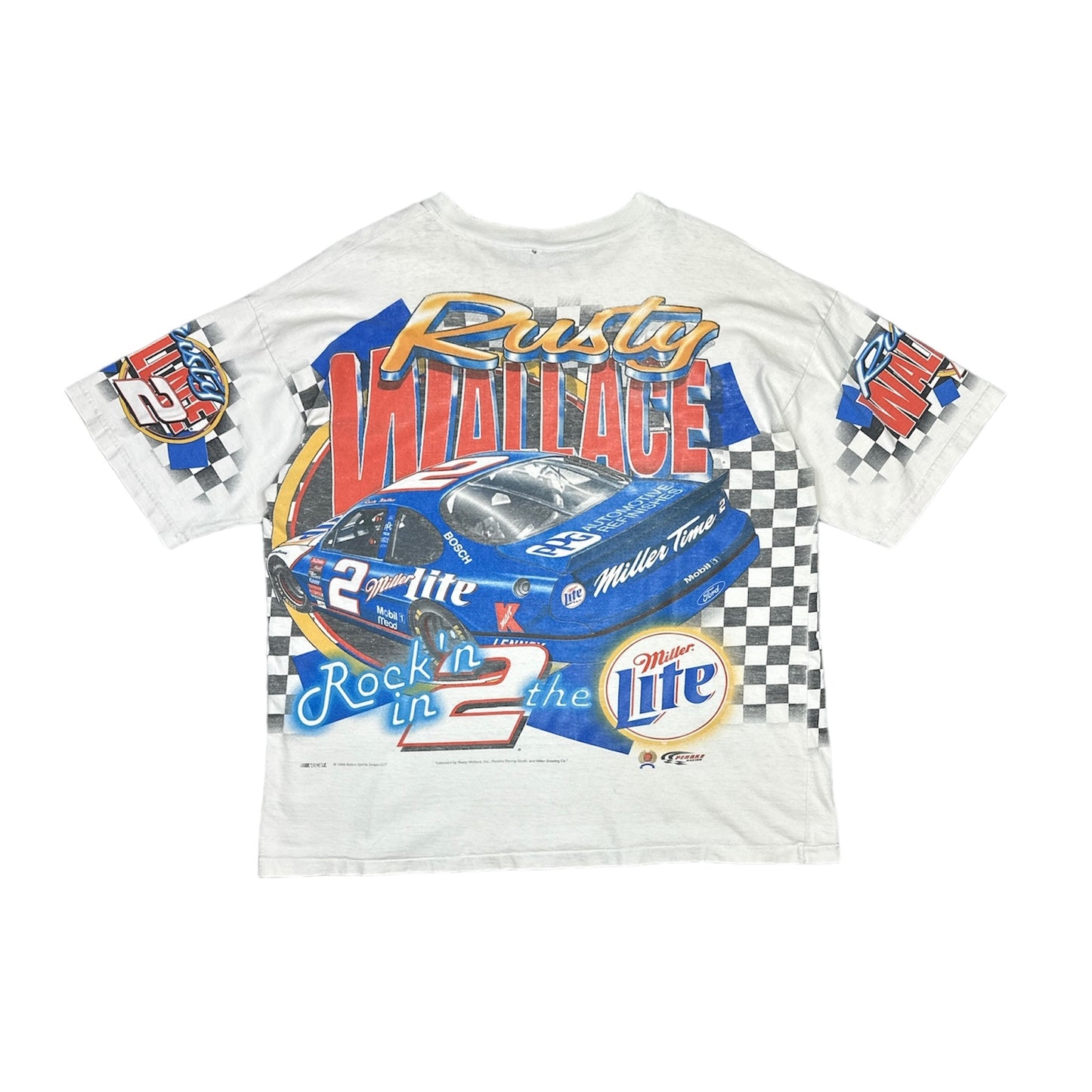 RUSTY WALLACE READY ROCK RACER T-SHIRT